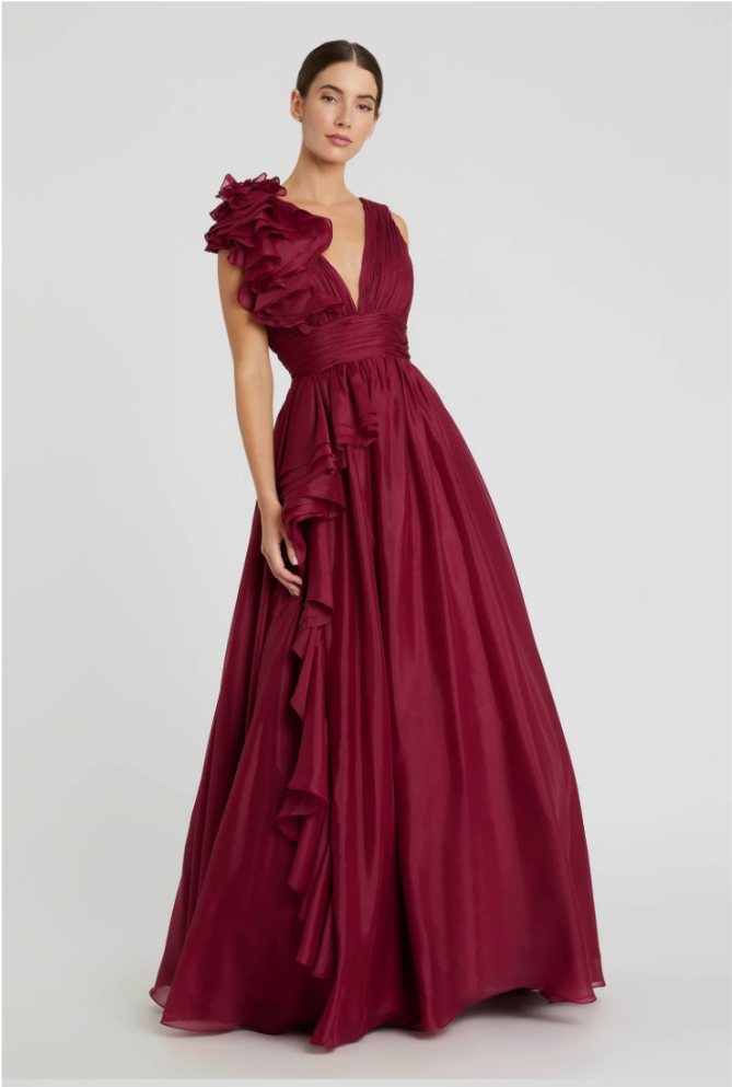 Ruffle Chiffon