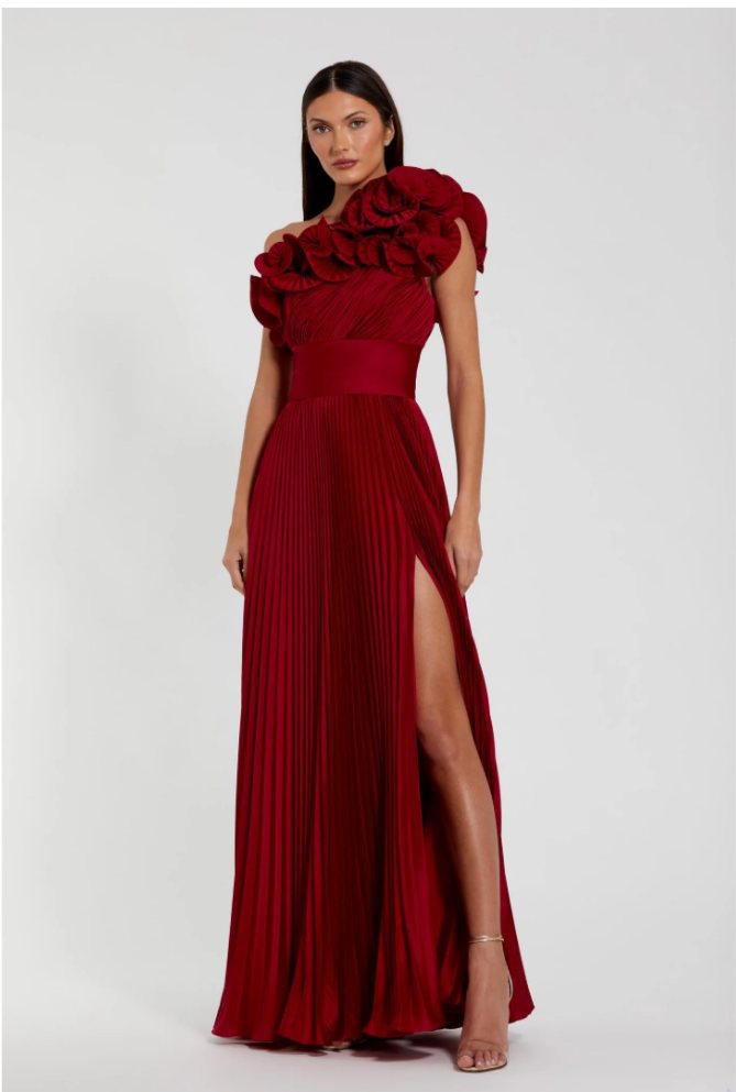 Pleated Charmeuse
