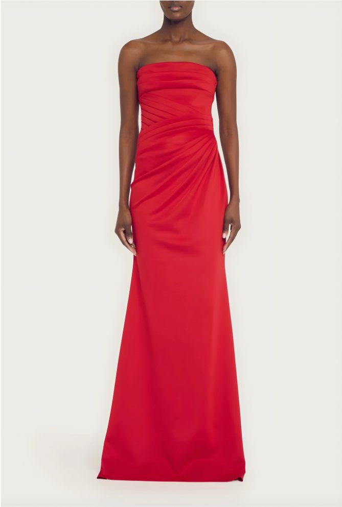 Strapless Draped